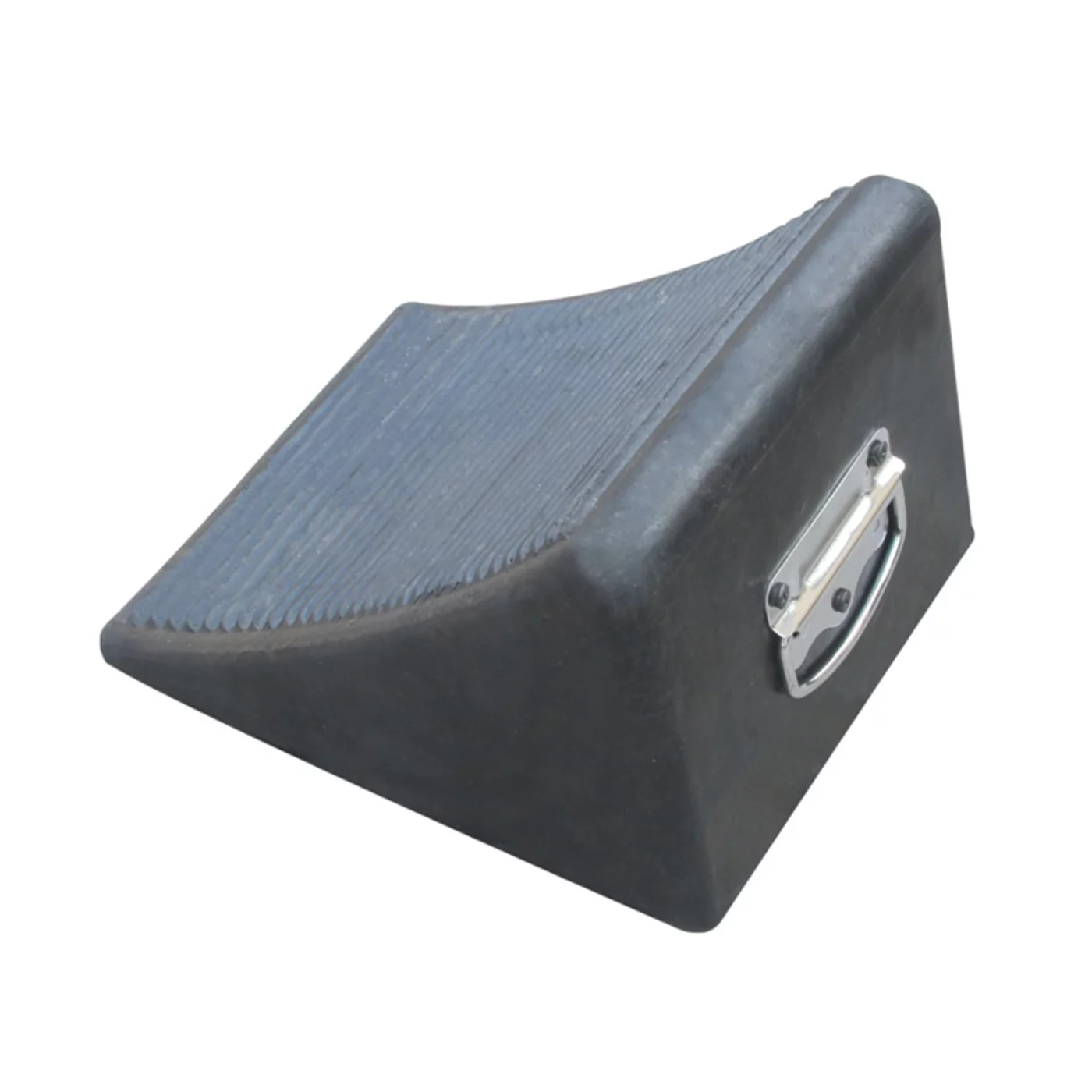 Radkeil aus Gummi unter die Räder FLOMA - Länge 24 cm, Breite 20 cm, Höhe 15 cm - Schwarz