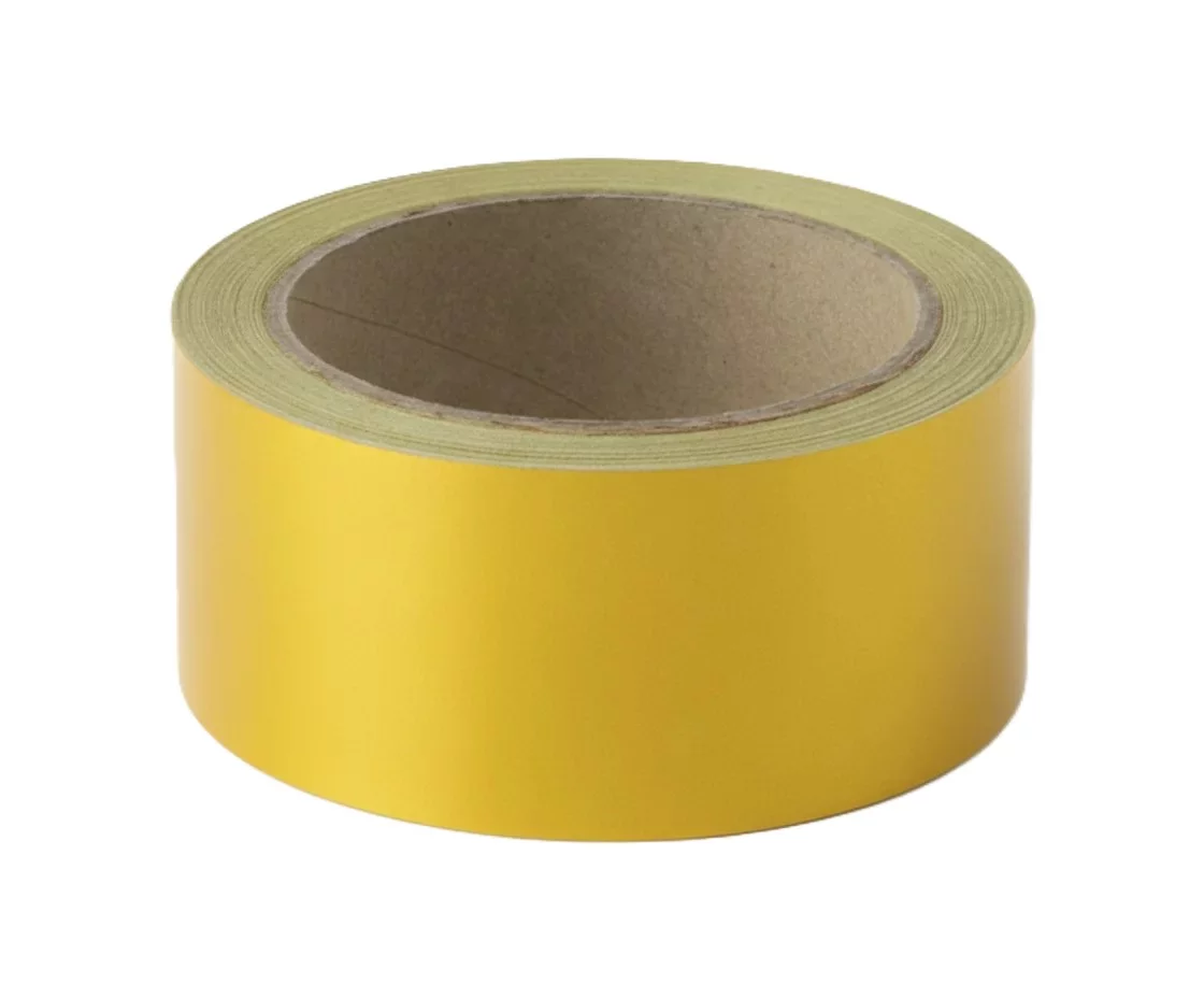 Reflektierendes Warnband - Länge 15 m, Breite 5 cm - Gelb