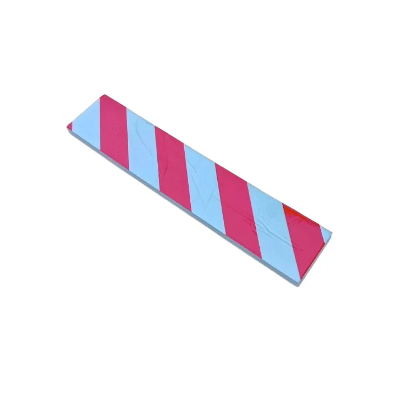 Wandschutz aus Schaumstoff (Streifen) - Länge 50 cm, Breite 10 cm, Dicke 2 cm - rot-weißer