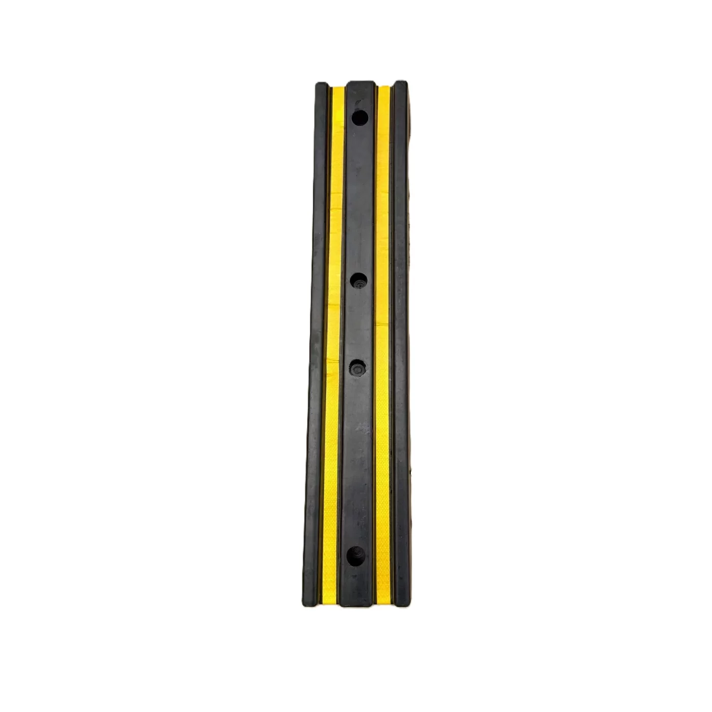 Parker Rampenstopp aus Gummi - Länge 100 cm, Breite 20 cm, Höhe 8,5 cm - gelb-schwarzer