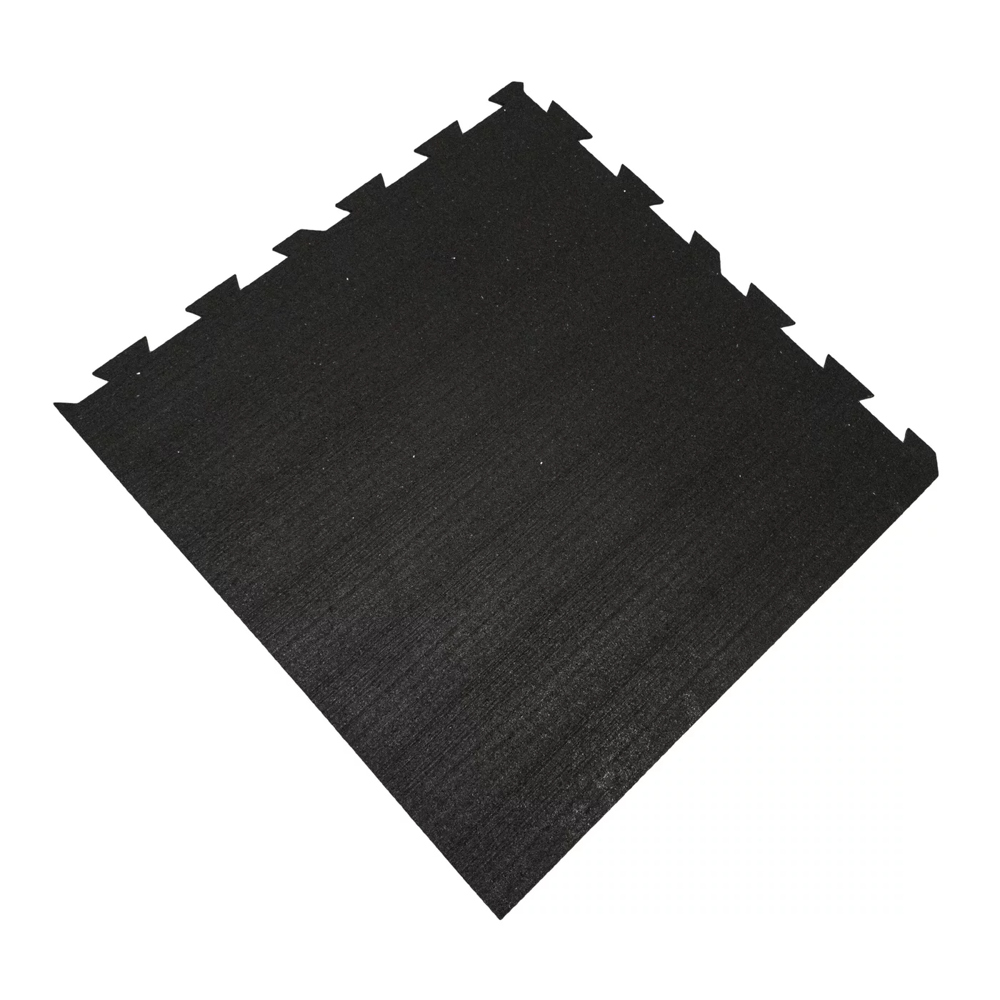 Čierno-bielo-modro-šedá podlahová guma (puzzle - roh) FLOMA Sandwich EPDM - dĺžka 100 cm, šírka 100 cm, výška 2 cm