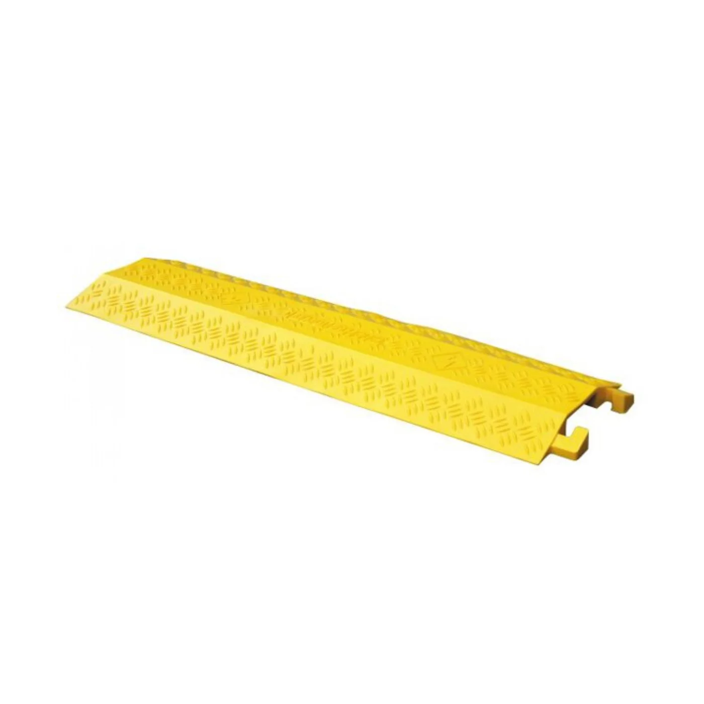 Verdrahtete Kabelbrücke aus Kunststoff - Länge 100 cm, Breite 14 cm, Höhe 2 cm - gelbe