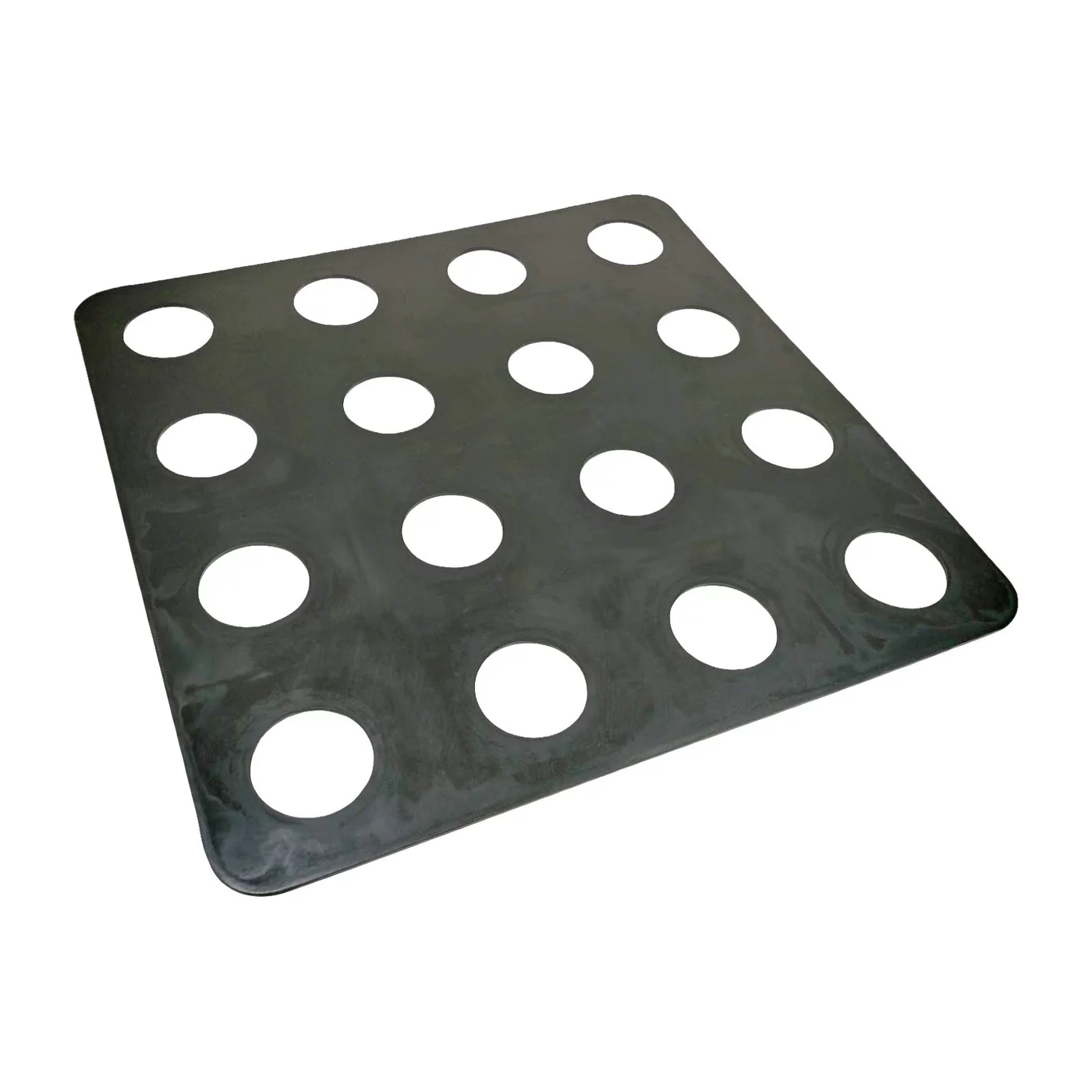 Matte aus Gummi zur Beschwerung von Planen und Oberflächen FLOMA SW15 - Länge 105 cm, Breite 105 cm, Höhe 1 cm