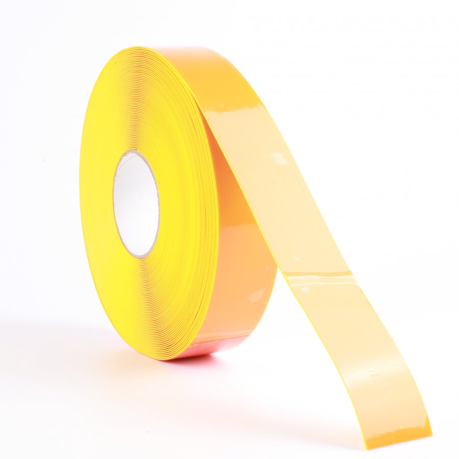 Žlutá PVC odolná podlahová páska - délka 30 m, šířka 5 cm
