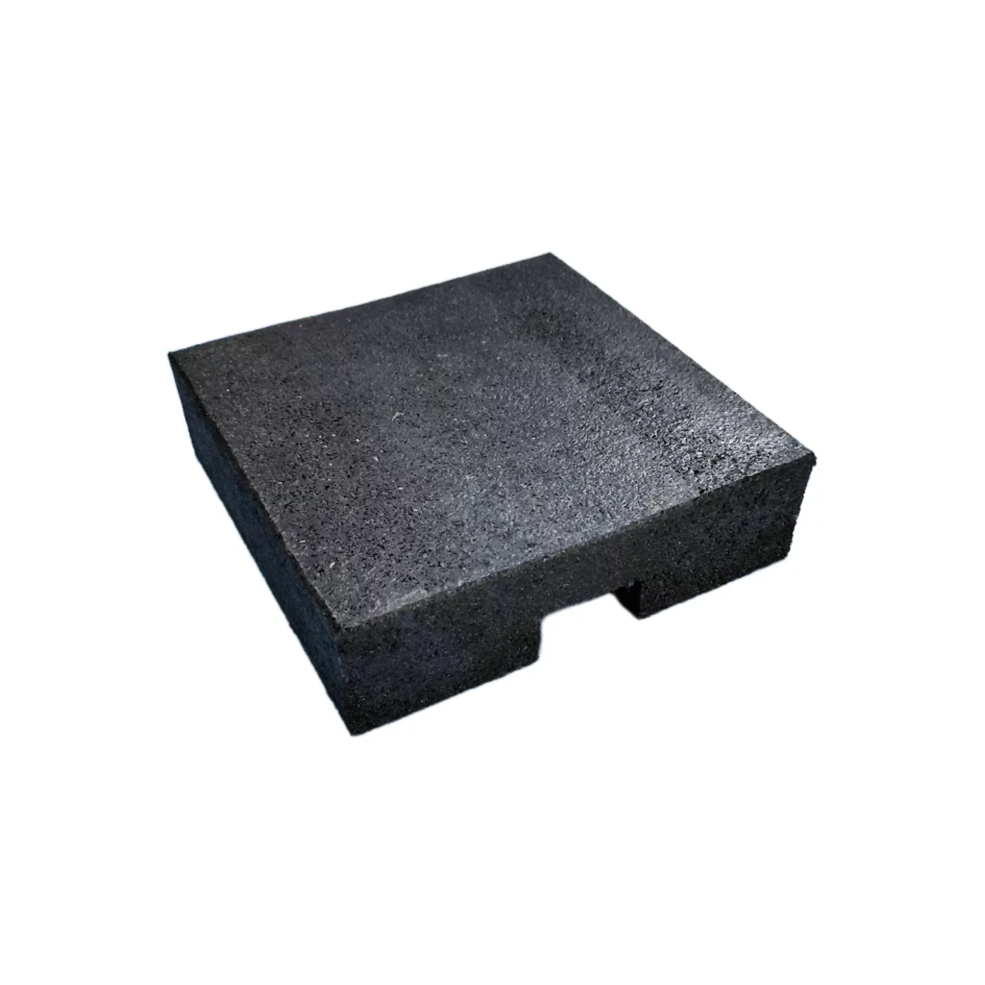 Mata z folią aluminiową pod konstrukcję elektrowni fotowoltaicznej na dachu z izolacją przeciwwodną z folii PCV FLOMA UniPad ALU gumowa - długość 26 cm, szerokość 26 cm, wysokość 7 cm