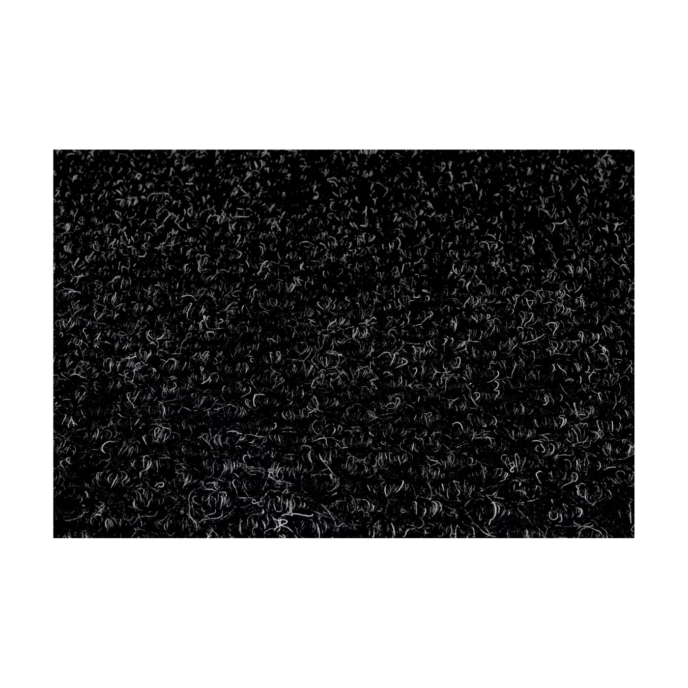 Černá textilní vstupní rohož FLOMA Perla - délka 120 cm, šířka 300 cm, výška 1,1 cm
