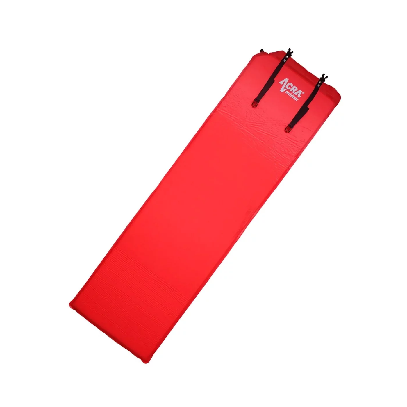 Mata do spania samopompująca - długość 186 cm, szerokość 53 cm, wysokość 3 cm - czerwona
