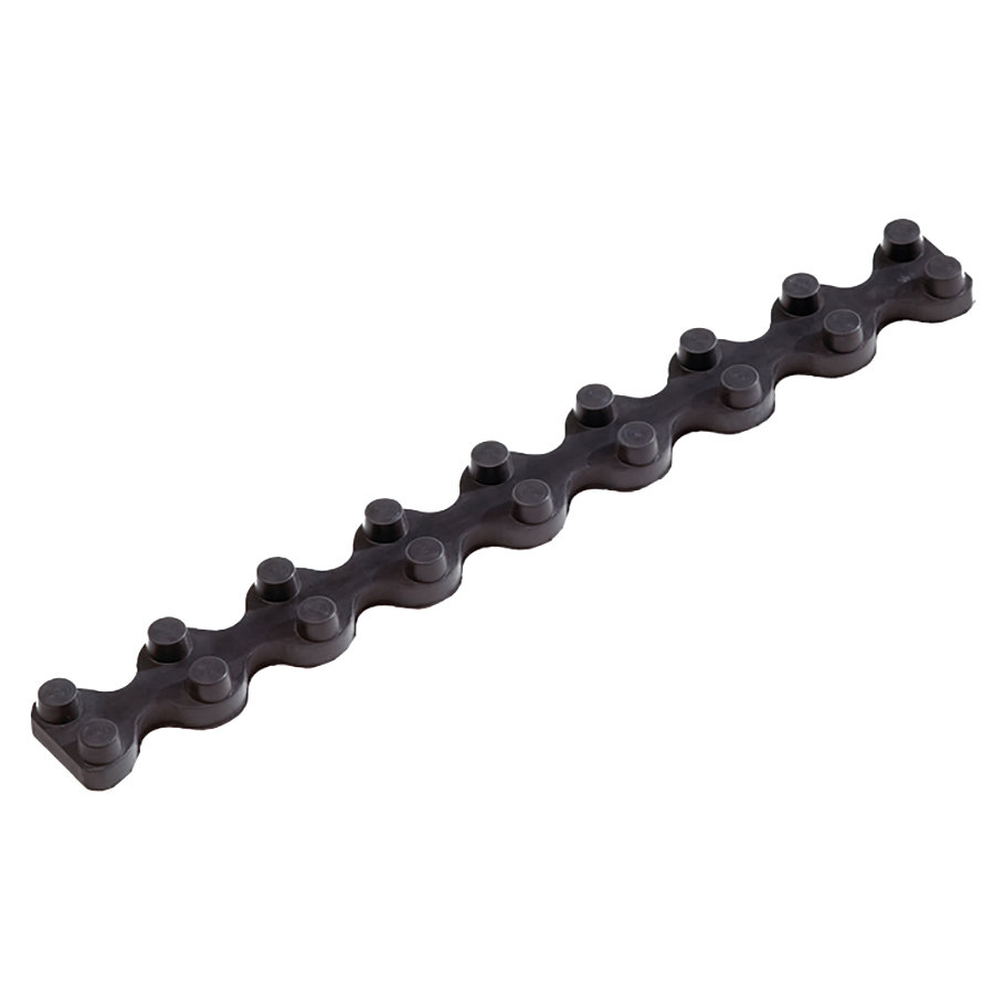 Čierna spojka pre rohože Safety Stance - dĺžka 30 cm a šírka 4 cm