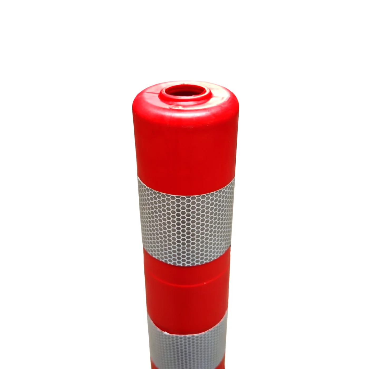 Verkehrspfosten aus Kunststoff Und (PE) FLOMA - Durchmesser 8 cm, Höhe 75 cm - Rot