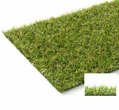 Zelená vstupní rohož z umělého trávníku FLOMA Barcelona - délka 200 cm, šířka 100 cm a výška 1,5 cm