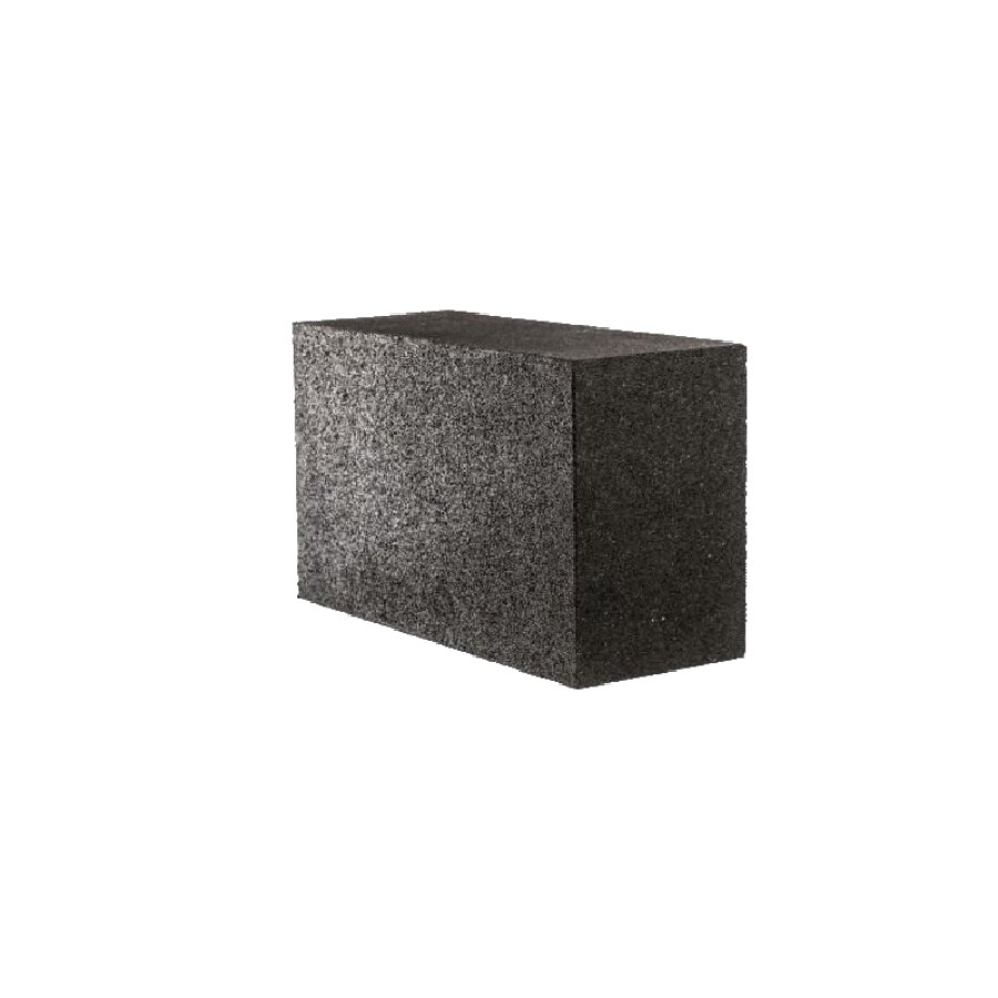 Čierna gumová podkladacia kocka FLOMA ReRUB - dĺžka 50 cm, šírka 30 cm a výška 20 cm