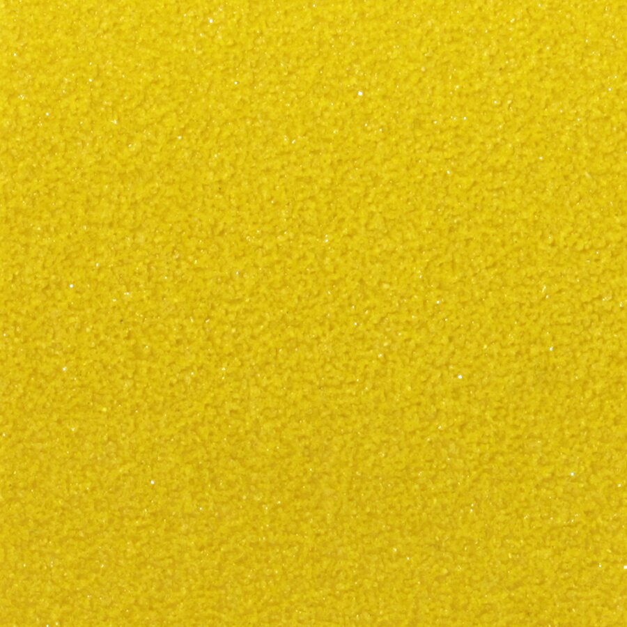 Žlutá korundová protiskluzová páska FLOMA Standard - délka 18,3 m, šířka 5 cm, tloušťka 0,7 mm
