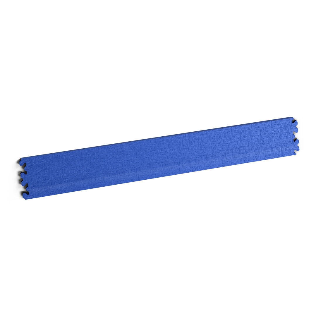 Modrá PVC vinylová soklová podlahová lišta Fortelock XL (hadí kůže) - délka 65,3 cm, šířka 10 cm a tloušťka 0,4 cm