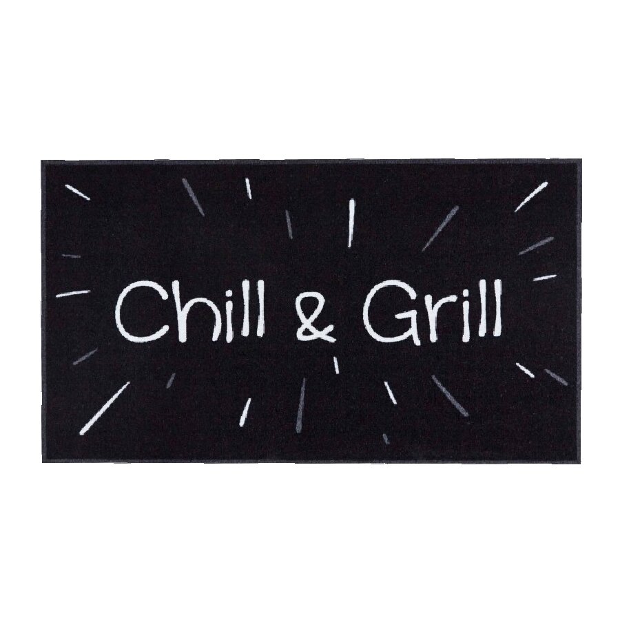 Kuchynský prateľný koberec FLOMA Chill &amp; grill (Cfl-S1) - dĺžka 67 cm, šírka 120 cm a výška 0,5 cm