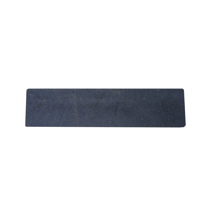 Černý plastový nájezd &amp;quot;pod&amp;quot; pro plastové podlahové desky - délka 40 cm, šířka 10 cm a výška 4,3 cm