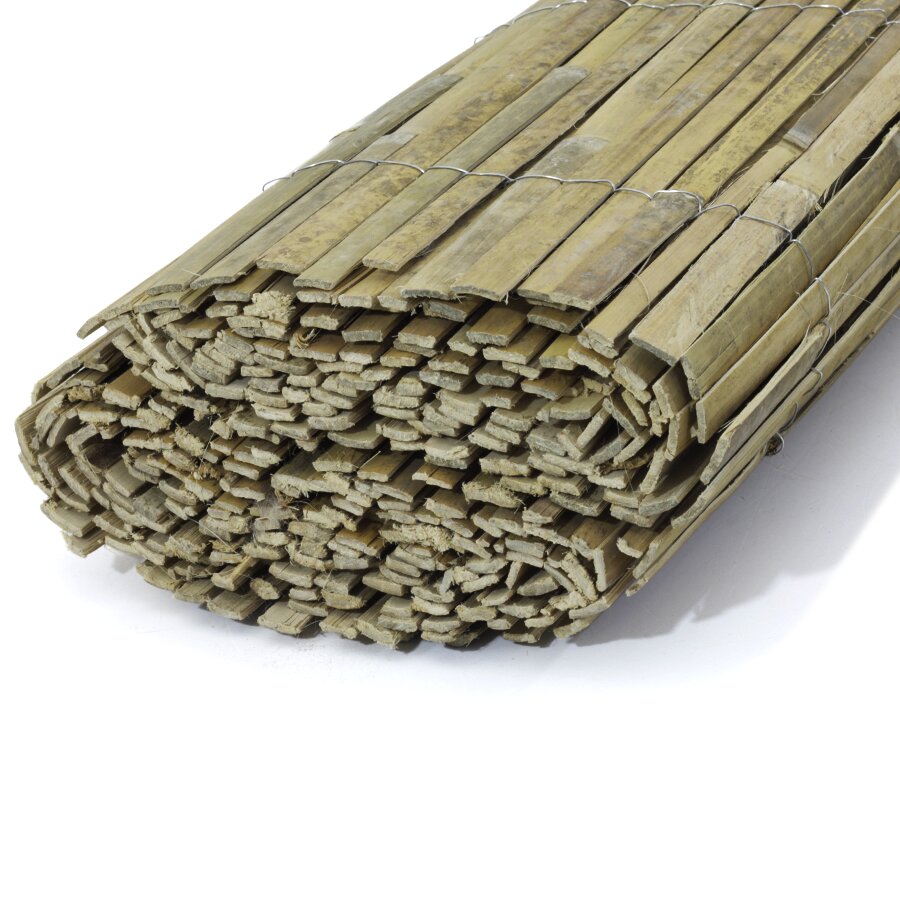 Bambusová tieniaca rohož &amp;quot;štiepaný bambus nelakovaný&amp;quot; - dĺžka 500 cm a výška 150 cm