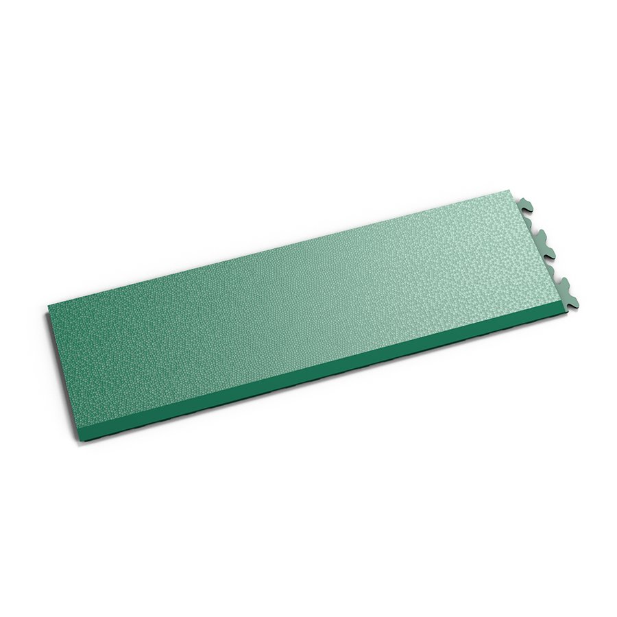 Zelený PVC vinylový nájezd "typ A" Fortelock Invisible - délka 46,8 cm, šířka 14,5 cm a výška 0,67 cm
