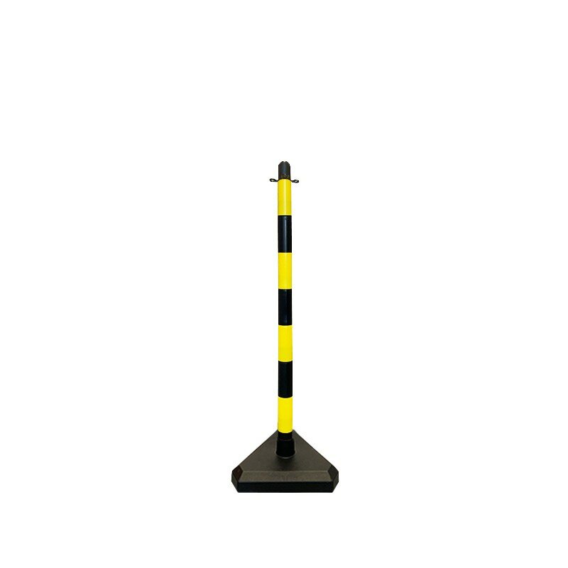 Čierno-žltý plastový vymedzovací stĺpik SCV - výška 90 cm