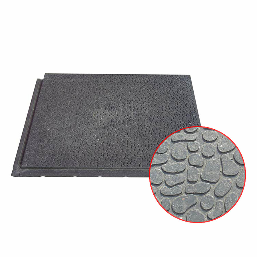 PVC vinylová kamínková podlahová deska FLOMA RePVC T607 - délka 80 cm, šířka 60 cm a výška 2,2 cm