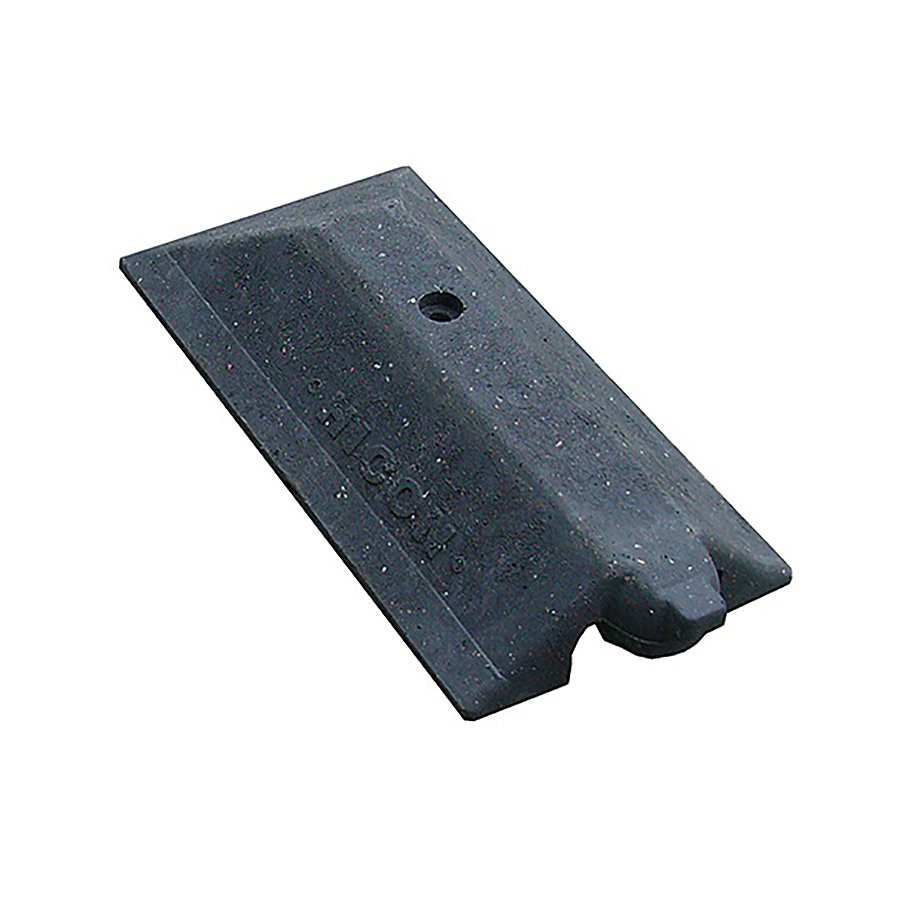 Čierna plastová koncovka pre vodiace prahy CZ 3 "samec" - dĺžka 49 cm, šírka 24,8 cm a výška 9 cm