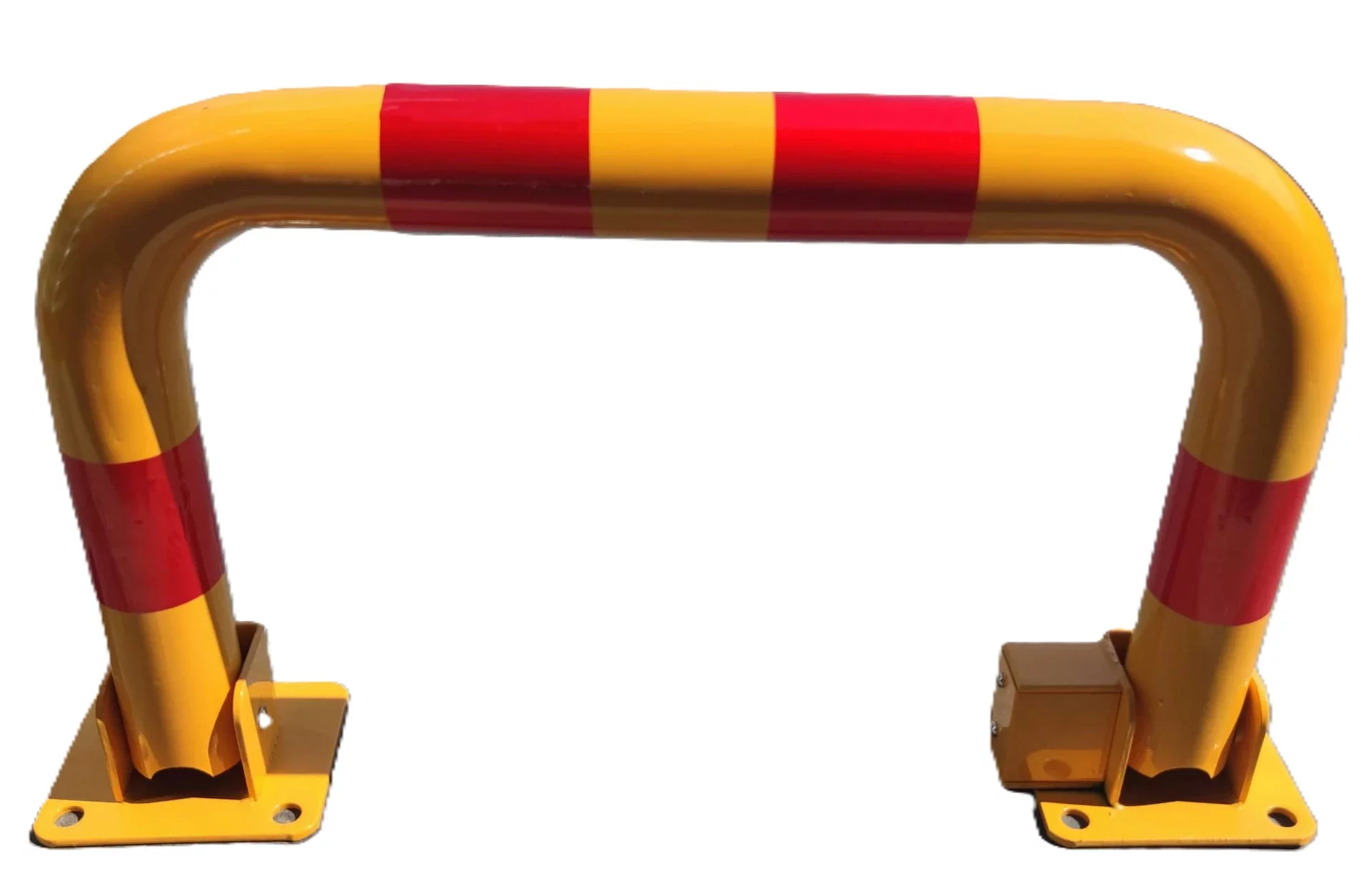 Parkschranke aus Stahl - Breite 54 cm, Höhe 34 cm - gelbe