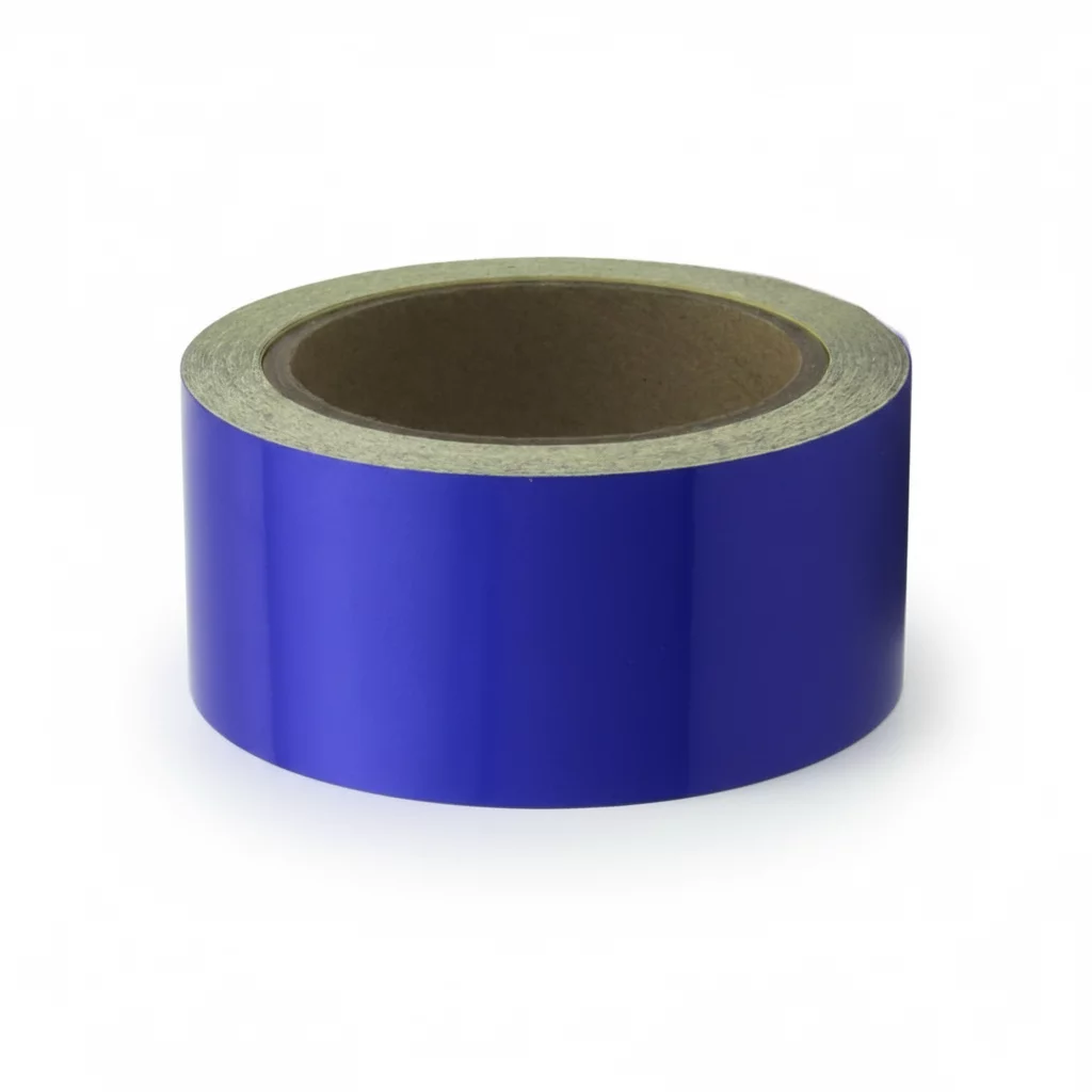 Selbstklebendes reflektierendes Warnband - Länge 15 m, Breite 5 cm - Blau