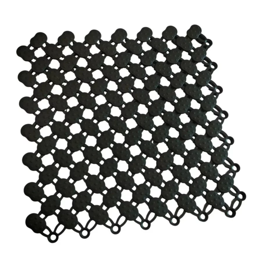 Mata FLOMA SP20 basenowa - długość 21,7 cm, szerokość 21,7 cm, wysokość 0,8 cm - czarna