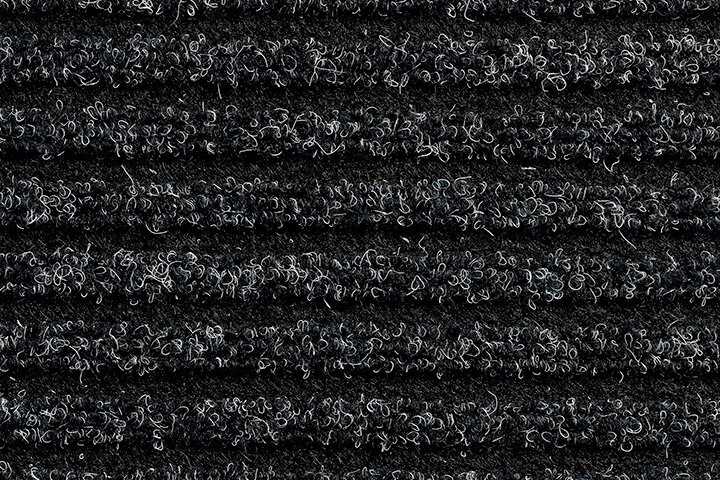 Antracitová rohož (metráž) FLOMA Everton - délka 1 cm, šířka 100 cm, výška 0,6 cm