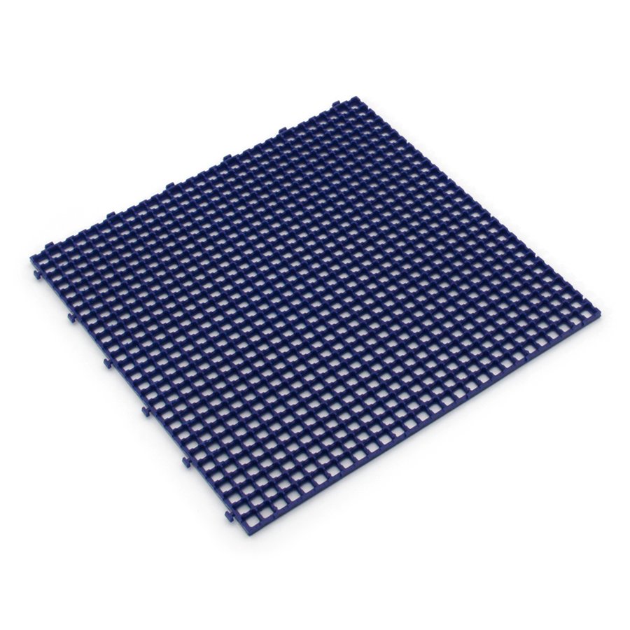 Modrá plastová terasová dlažba Linea Flextile - délka 39,5 cm, šířka 39,5 cm a výška 0,8 cm