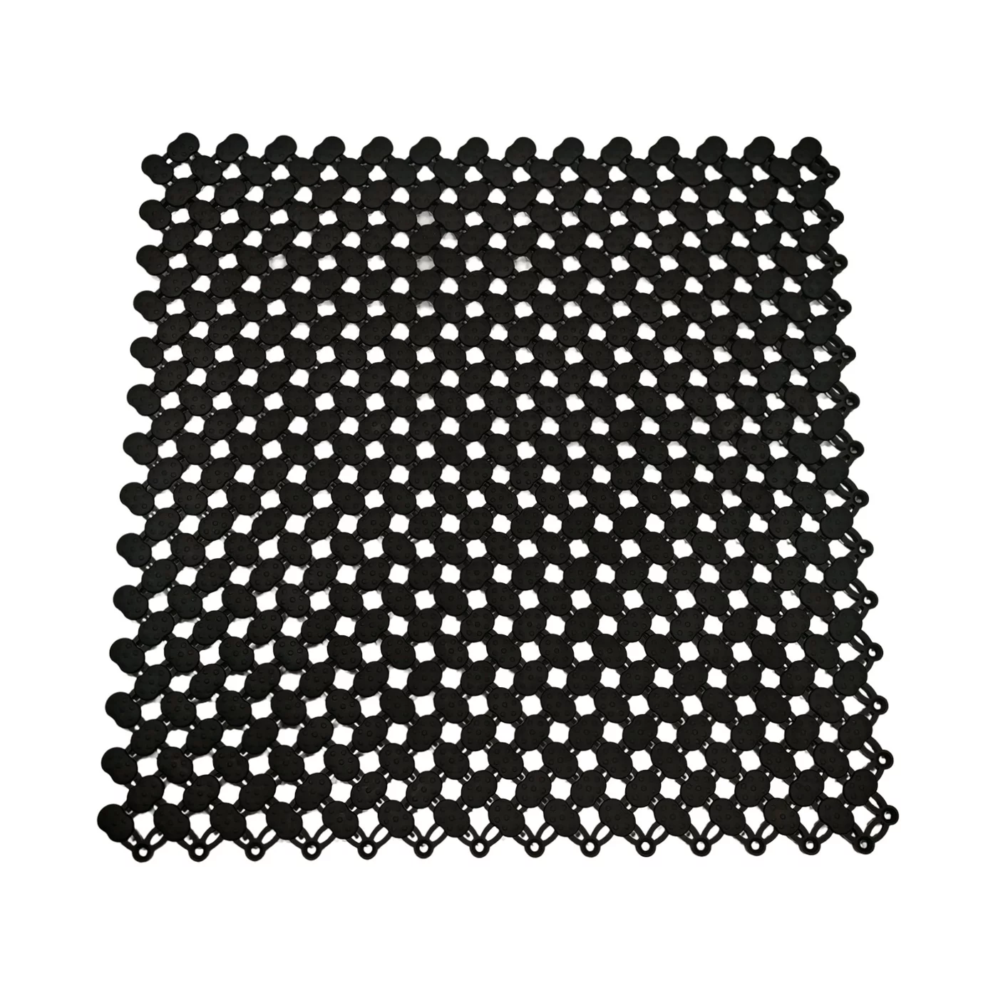 Černá bazénová rohož FLOMA SP20 - délka 21,7 cm, šířka 21,7 cm, výška 0,8 cm