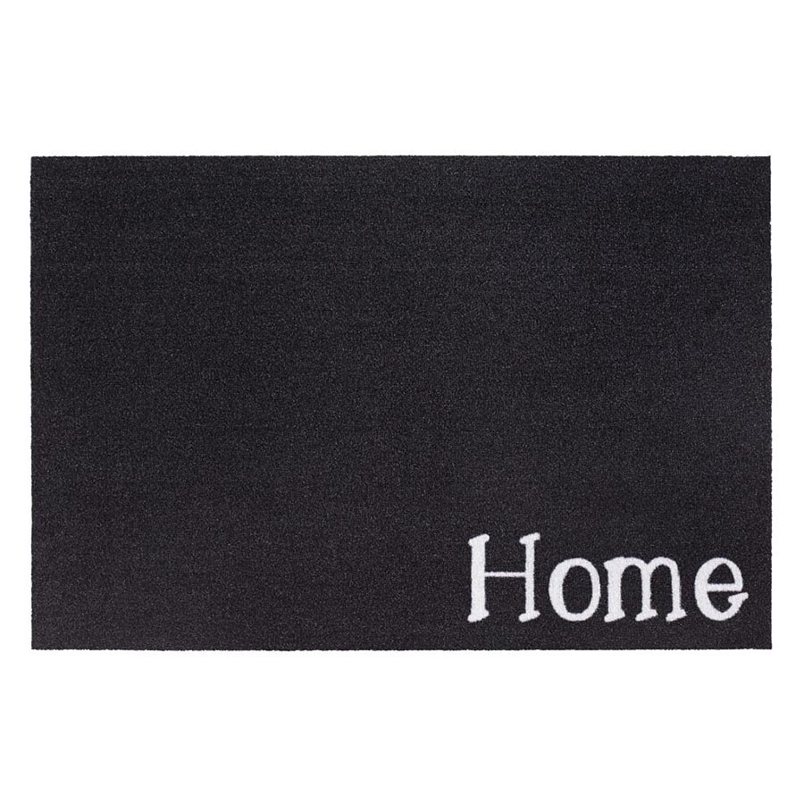 Vstupní rohož FLOMA Mondial Home - Black - délka 50 cm, šířka 75 cm, výška 0,5 cm