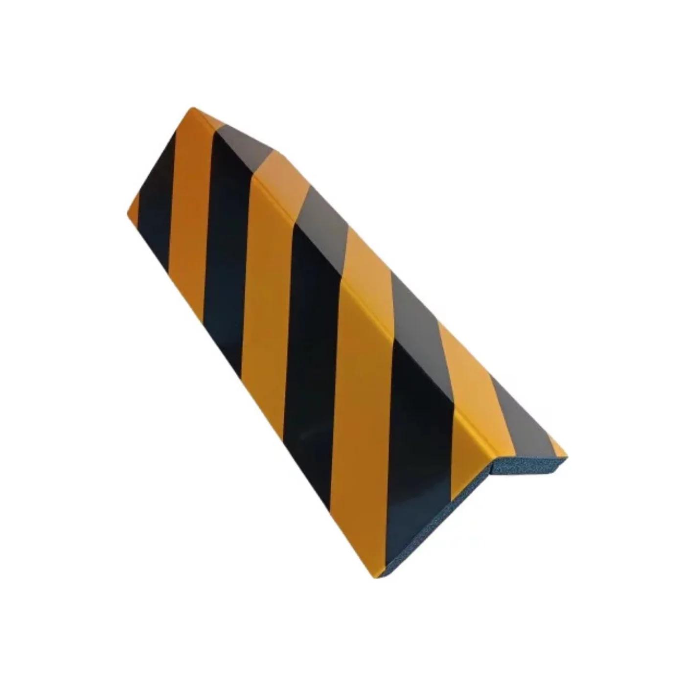 Wandeckenschutz aus Schaumstoff (Ecke) - Länge 44 cm, Breite 12,5 cm, Dicke 2 cm - gelb-schwarzer