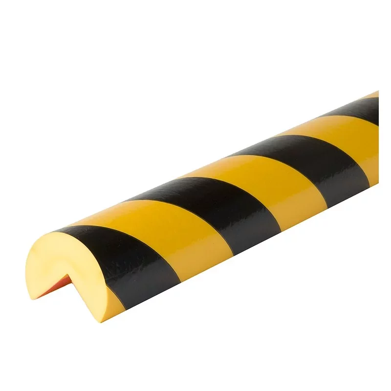 Wandeckenschutz aus Schaumstoff (L-Profil) - Länge 100 cm, Breite 4 cm, Dicke 2,5 cm - gelb-schwarzer