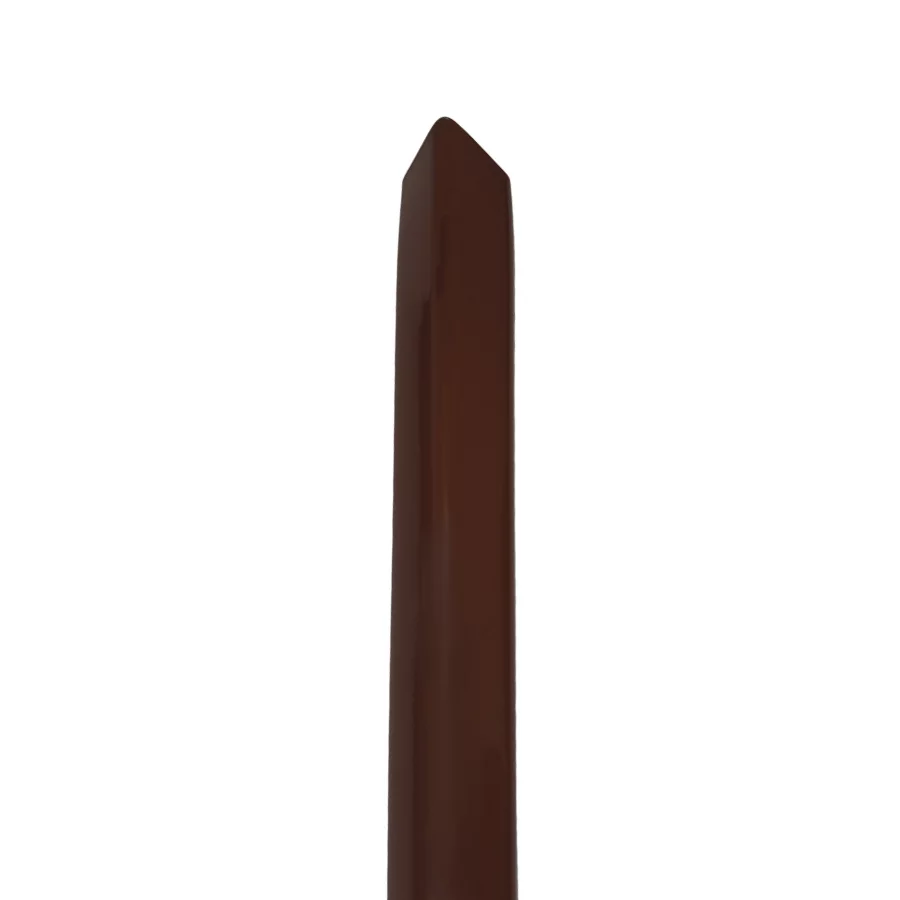 Hnědá ocelová ochrana rohů zdí, stěn bez otvorů pro šrouby, k nalepení CP10 - délka 150 cm, šířka 4 x 4 cm, tloušťka 0,1 cm