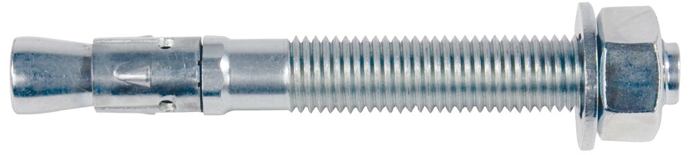 Ocelová průvlaková pozinkovaná kotva M12 - délka 12,5 cm
