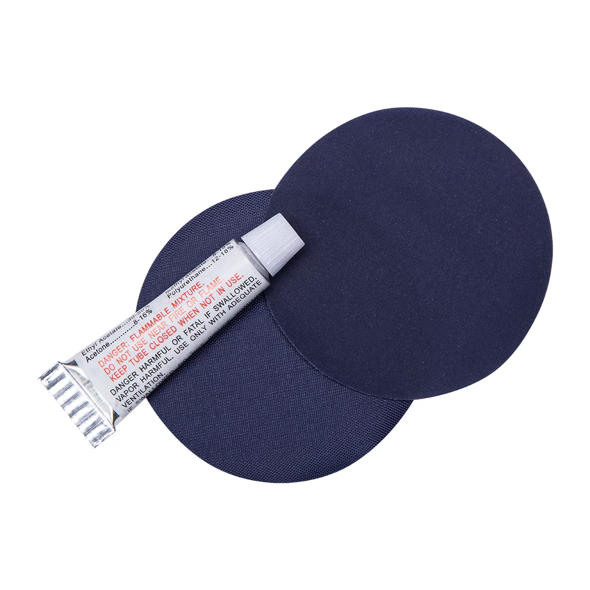 Aufblasbare Isomatte mit Kopfstütze NILS CAMP NC4008 - Länge 188 cm, Breite 57 cm, Höhe 2,5 cm - Blau