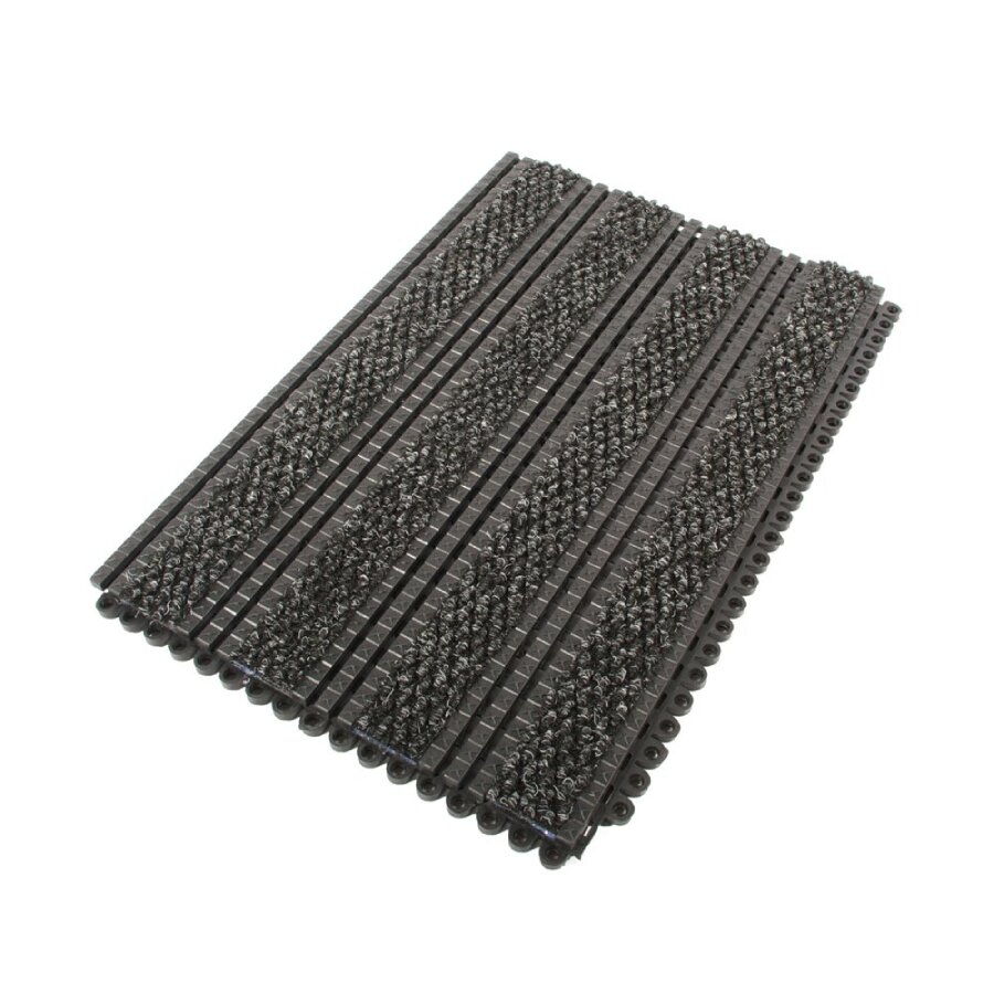 Grafitová kobercová záťažová vstupná rohož Premier Plus - dĺžka 44 cm, šírka 29 cm a výška 1,4 cm