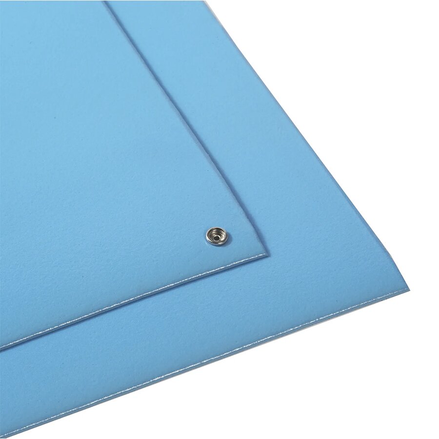 Modrá průmyslová protiskluzová antistatická ESD jednovrstvá rohož (metráž) - délka 1 cm, šířka 76 cm, výška 0,95 cm