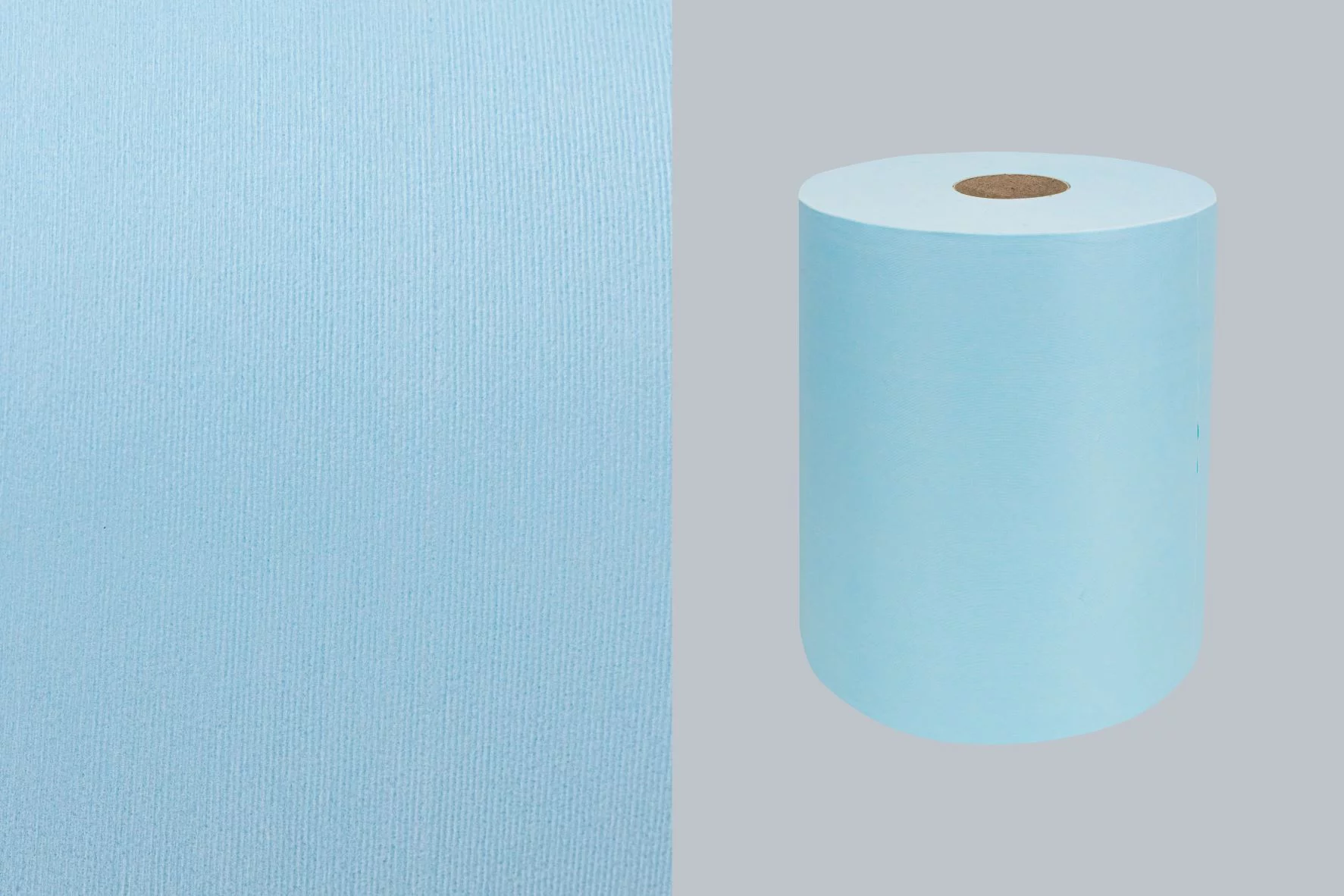 Modrá textilní průmyslová čisticí utěrka FLOMA CPN65 - délka 38 cm, šířka 30 cm - 408 útržků