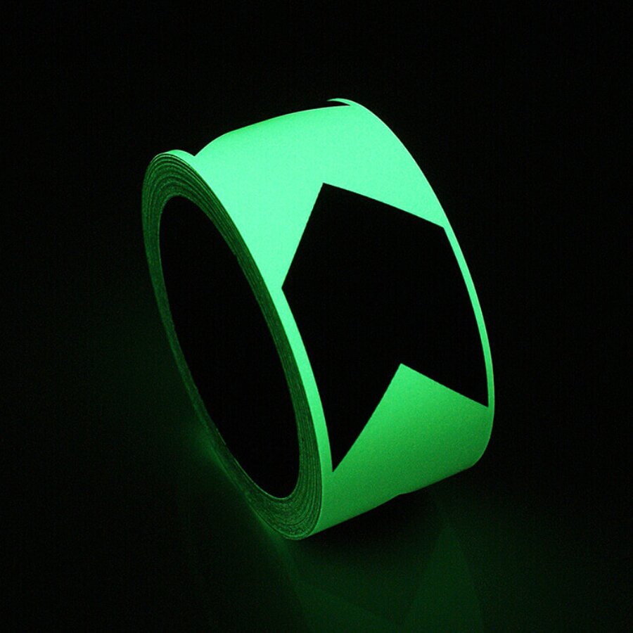 Fotoluminiscenční vyznačovací páska FLOMA Glow in the Dark - délka 10 m a šířka 5 cm