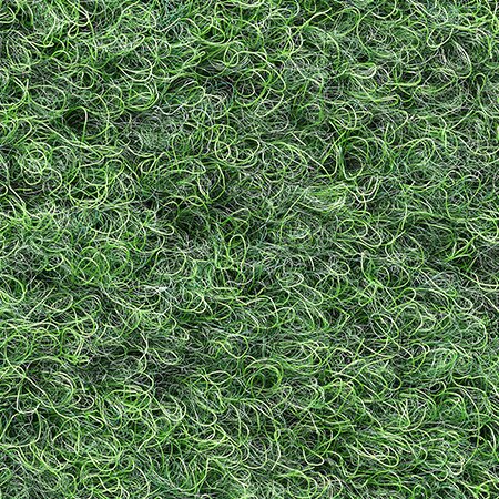 Zelený trávny koberec s nopmi (metráž) FLOMA Gazon - dĺžka 1 cm, šírka 133 cm a výška 1 cm