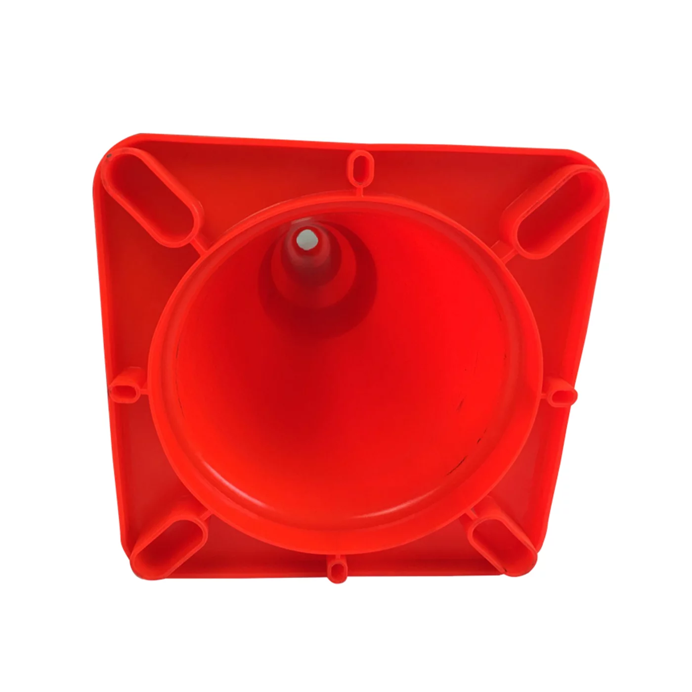 Reflektierter Leitkegel (aus PVC) Und aus Kunststoff FLOMA - Höhe 70 cm - Rot-Weiß