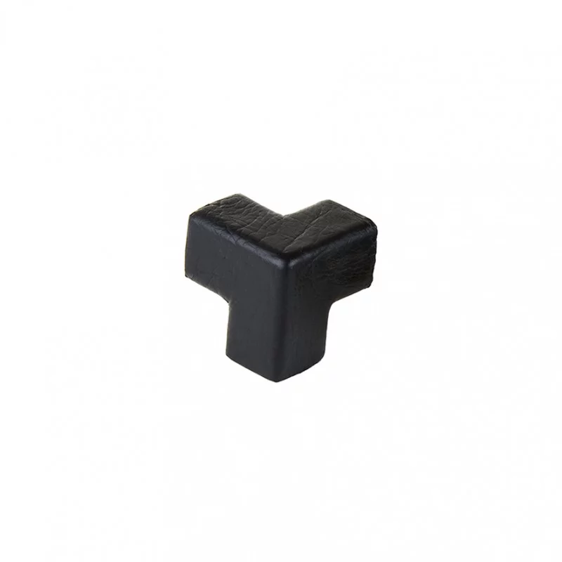Ochrona narożników ścian typ E elastyczna - długość 3,5 cm, wysokość 4,5 cm - czarna