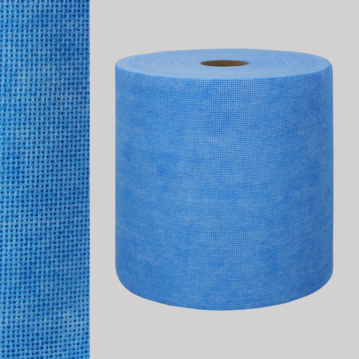 Modrá textilní rychlosavá průmyslová čisticí utěrka FLOMA WPDN65 - délka 38 cm, šířka 30 cm - 292 útržků