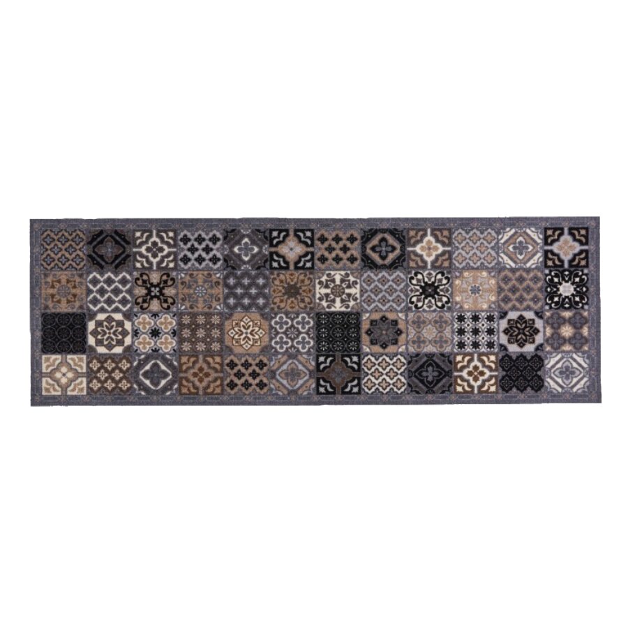 Kuchynský prateľný koberec FLOMA Patchwork - dĺžka 50 cm, šírka 150 cm a výška 0,5 cm