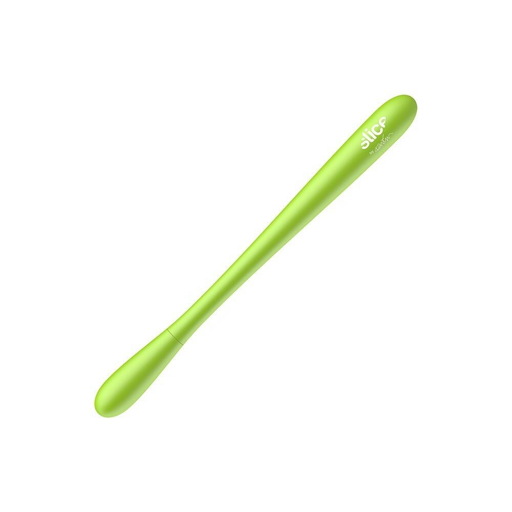 Zelený plastový přesný modelářský nůž SLICE - délka 15,6 cm, šířka 1,3 cm a výška 1,3 cm