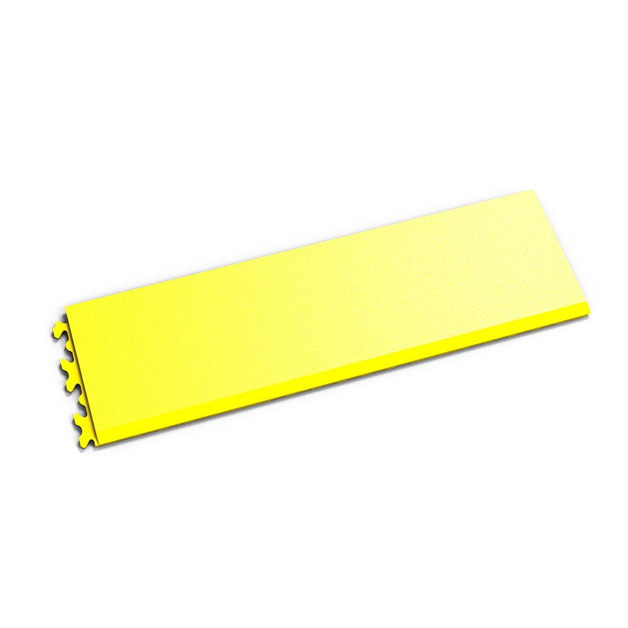 Žlutý PVC vinylový nájezd "typ C" Fortelock Invisible - délka 46,8 cm, šířka 14,5 cm a výška 0,67 cm