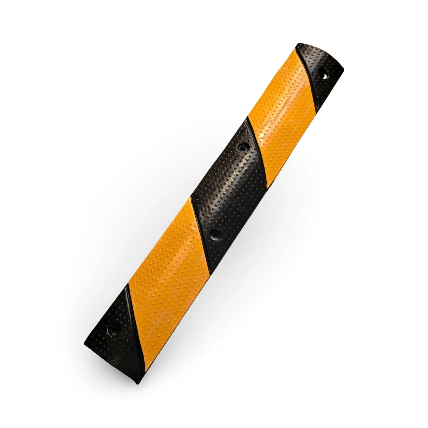 Čierno-žltý gumový spomaľovací prah FLOMA SB63 - dĺžka 100 cm, šírka 15 cm