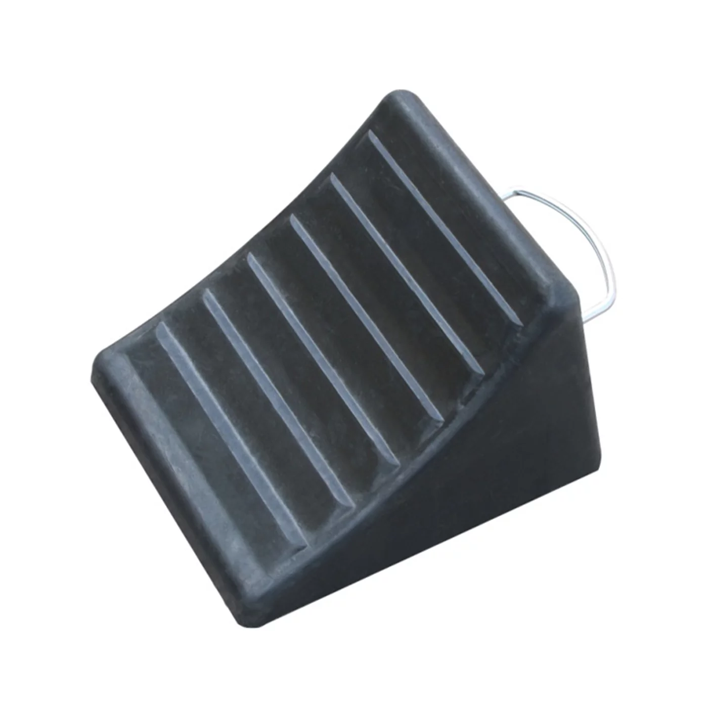 Radkeil aus Gummi unter die Räder FLOMA - Länge 17 cm, Breite 15 cm, Höhe 11 cm - Schwarz