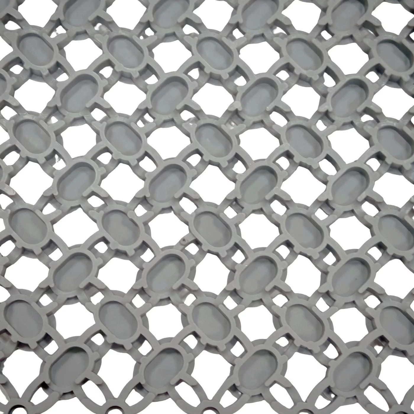 Šedá bazénová rohož FLOMA SP20 - délka 21,7 cm, šířka 21,7 cm, výška 0,8 cm